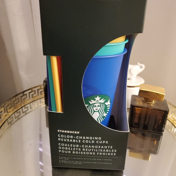 Starbucks Other - Starbucks color-changing reusable cold cups